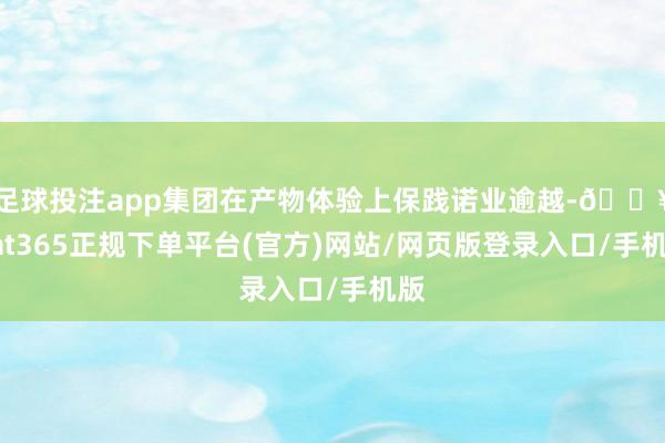 足球投注app集团在产物体验上保践诺业逾越-🔥bat365正规下单平台(官方)网站/网页版登录入口/手机版